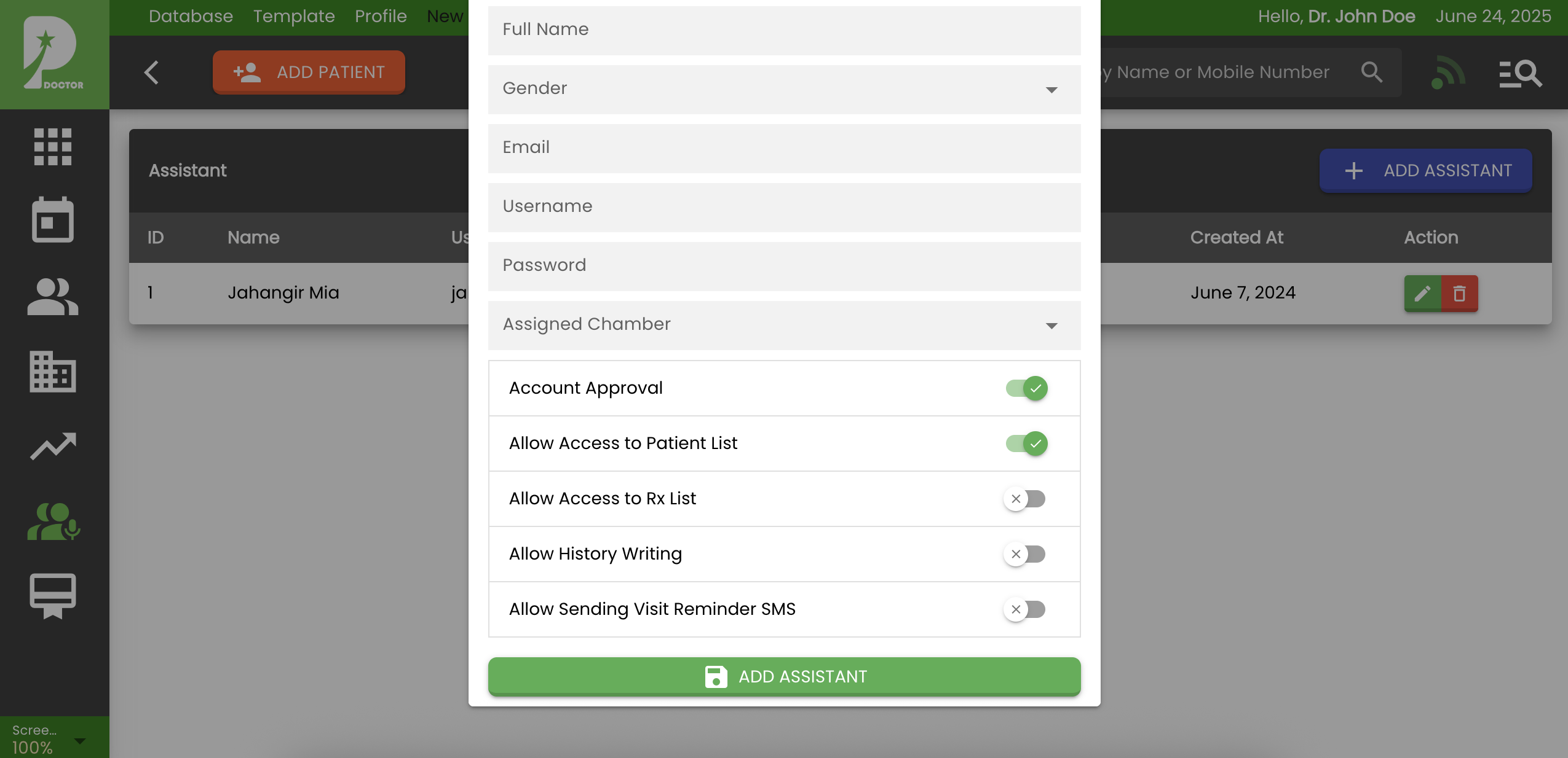 ProtonEMR Assistant Account
